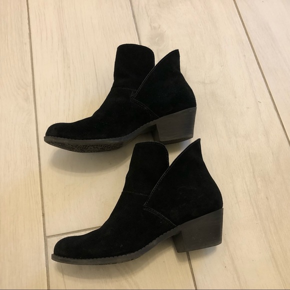 Black suede ankle boots - Picture 3 of 7